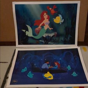 The little mermaid limited edition posters